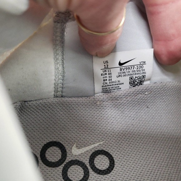 Nike Air Max 2090 Triple White Mens size 12 - Picture 10 of 12